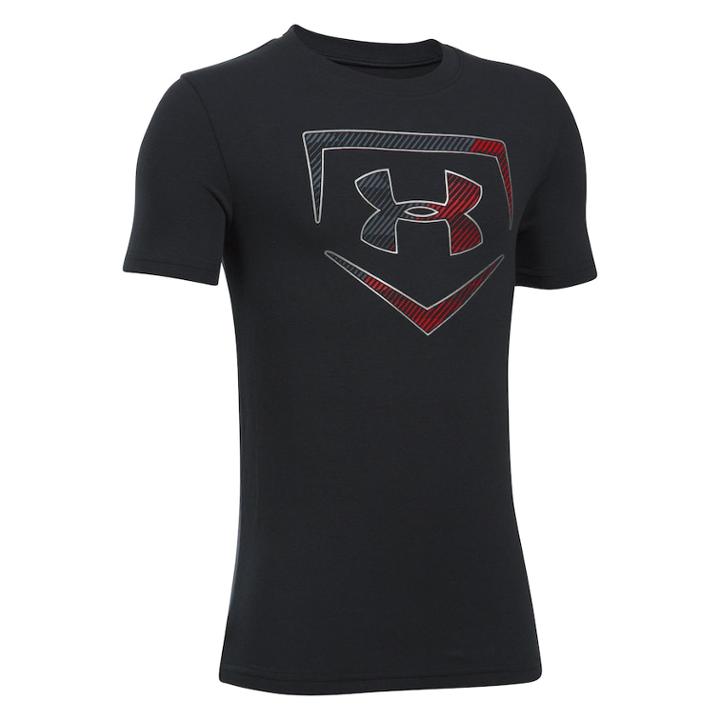 Boys 8-20 Under Armour Baseball Logo Tee, Size: Small, Black