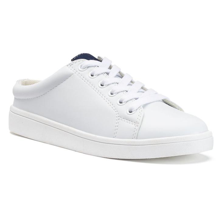 So&reg; Harbor Women's Slide Sneakers, Girl's, Size: Medium (8.5), White