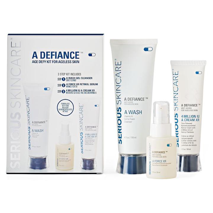 Serious Skincare Age Defy Kit For Ageless Skin, Multicolor