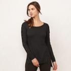 Women's Lc Lauren Conrad Lace-up Crewneck Sweater, Size: Xxl, Med Grey