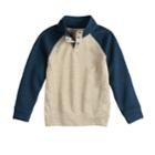 Boys 4-12 Sonoma Goods For Life&trade; Pullover Mock Neck Raglan Sweater, Size: 7, Med Beige