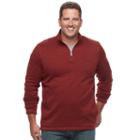Big & Tall Croft & Barrow&reg; Classic-fit Outdoor Fleece Sweater, Men's, Size: 3xl Tall, Brown