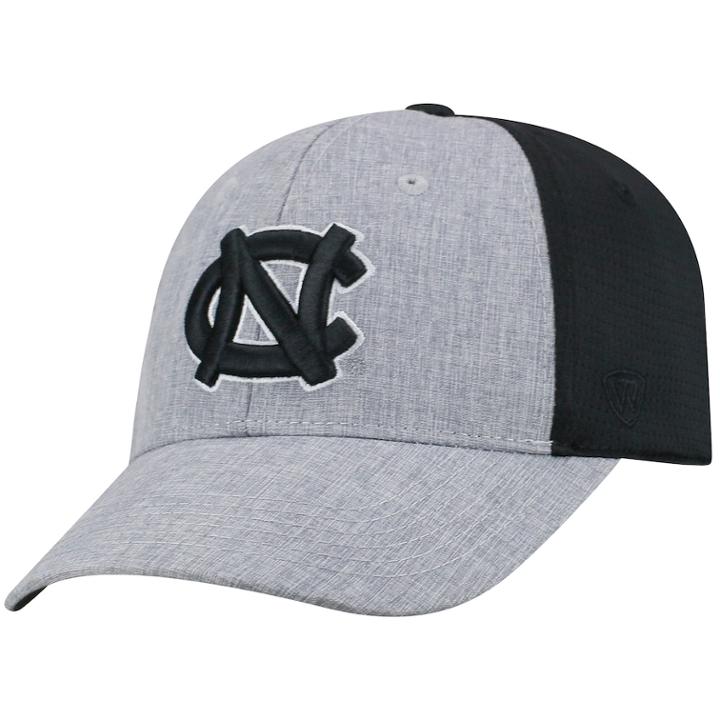 Adult Top Of The World North Carolina Tar Heels Fabooia Memory-fit Cap, Men's, Med Grey