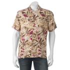 Men's Caribbean Joe Casual Tropical Button-down Shirt, Size: Xxl, Med Purple