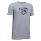 Boys 8-20 Under Armour To The Fences Tee, Size: Small, Med Grey