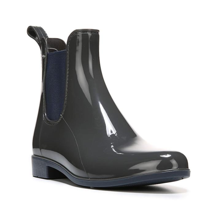 Lifestride Puddle Women's Ankle Rain Boots, Size: Medium (9), Grey