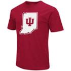 Men's Campus Heritage Indiana Hoosiers State Tee, Size: Xl, Dark Red