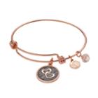 Love This Life Mothers And Daughters Heart Charm Bangle Bracelet, Women's, Pink