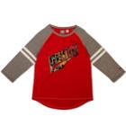 Girls 7-16 Puma 3/4-length Sleeve Droptail Hem Top, Girl's, Size: Small, Red Other