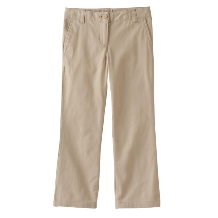 Girls 4-16 & Plus Size Chaps Twill Bootcut Pants, Size: 10, Med Beige