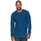 Big & Tall Sonoma Goods For Life&trade; Slim-fit Thermal Performance Crewneck Tee, Men's, Size: 3xl Tall, Dark Blue
