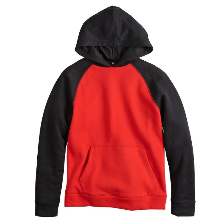 Boys 8-20 Tek Gear&reg; Ultra-soft Pull-over Hoodie, Size: Xl(18/20), Med Red