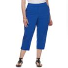 Plus Size Apt. 9&reg; Torie Capris, Women's, Size: 20 W, Blue