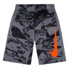 Boys 4-7 Nike Logo Abstract Dri-fit Mesh Shorts, Size: 4, Grey Other