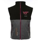 Men's Franchise Club Virginia Tech Hokies Fusion Softshell Vest, Size: Xl, Black
