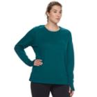 Plus Size Tek Gear&reg; Fleece Sweatshirt, Women's, Size: 1xl, Dark Blue