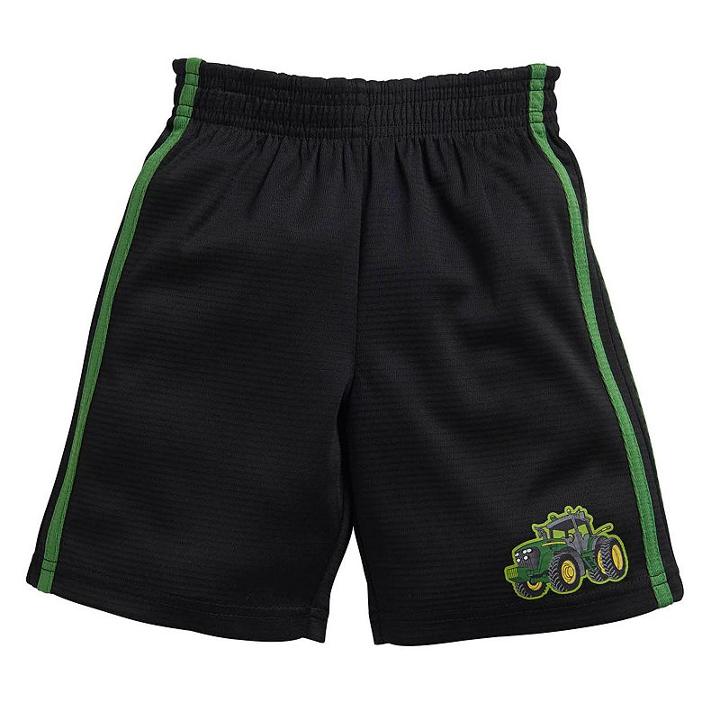 Boys 4-7 John Deere Tractor Graphic Athletic Short, Boy's, Size: 6, Black