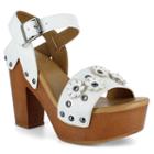 Dolce By Mojo Moxy Joni Women's Platform Sandals, Size: Medium (8), White