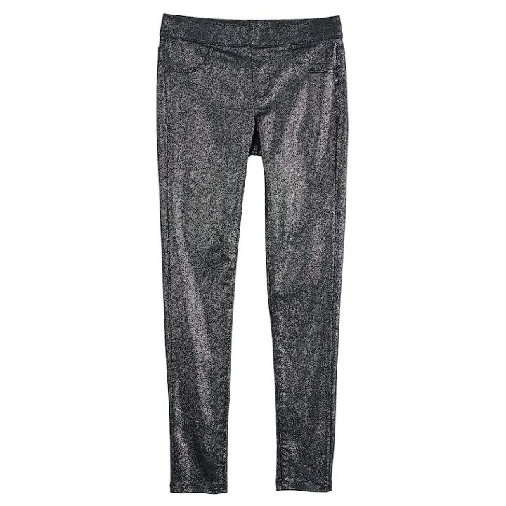 Girls 7-16 & Plus Size So&reg; Pull-on Ultimate Jeggings, Size: 14 1/2, Black