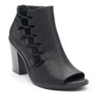 So&reg; Charge Women's Peep Toe Ankle Boots, Size: Medium (10), Black