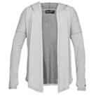 Women's Under Armour Terry Open Front Top, Size: Xl, Med Grey