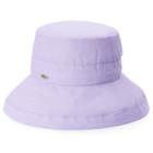 Women's Scala Cotton Medium Brim Hat, Med Purple