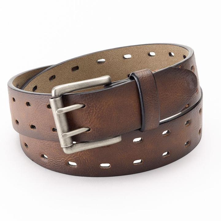 Urban Pipeline&reg; Double-prong Brown Belt - Men, Size: Medium, Med Brown