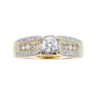 Lovemark Round-cut Diamond Engagement Ring In 10k Gold (1 Ct. T.w.), Women's, Size: 7, White