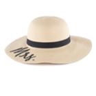 Women's Mrs. Floppy Hat, Med Beige