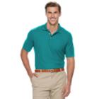 Big & Tall Croft & Barrow&reg; Classic-fit Easy-care Pique Performance Pocket Polo, Men's, Size: 3xl Tall, Med Blue