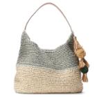 Sonoma Goods For Life&trade; Pom Pom & Tassel Colorblock Hobo, Women's, Green
