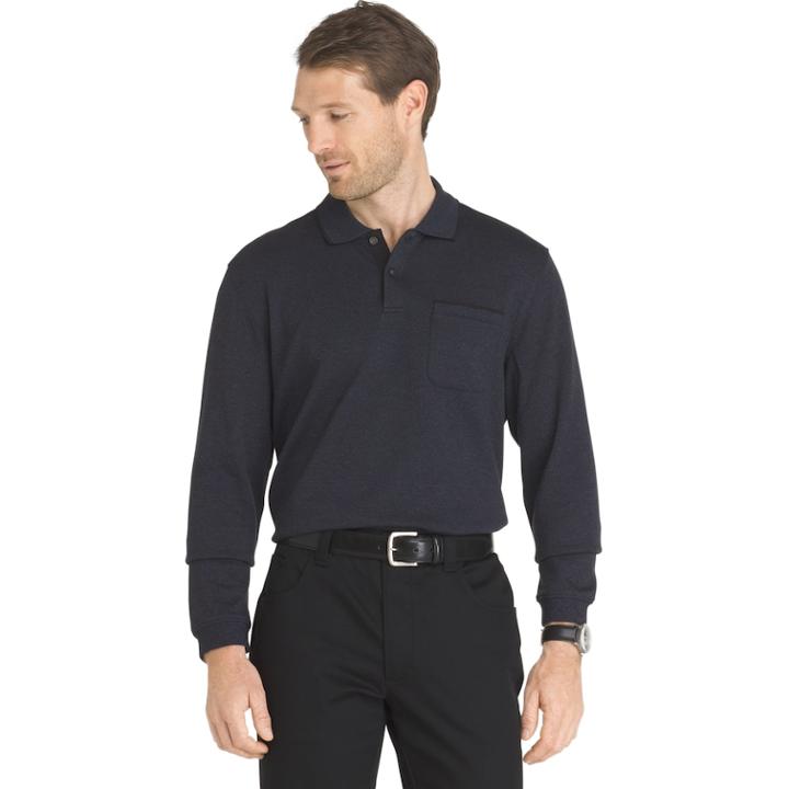 Big & Tall Van Heusen Flex Classic-fit Stretch Polo, Men's, Size: 2xb, Blue Other