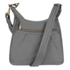 Travelon Signature Rfid-blocking Anti-theft Shoulder Tote, Adult Unisex, Grey