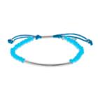 Lc Lauren Conrad Beaded Slipknot Bracelet, Women's, Blue