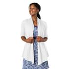 Women's Soybu Cabana Yoga Cardigan, Size: Xl, White