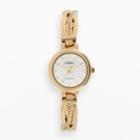 Studio Time Women's Bangle Watch, Size: Small, Yellow