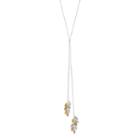 Lc Lauren Conrad Long Tri Tone Leaf Y Necklace, Women's, Multicolor