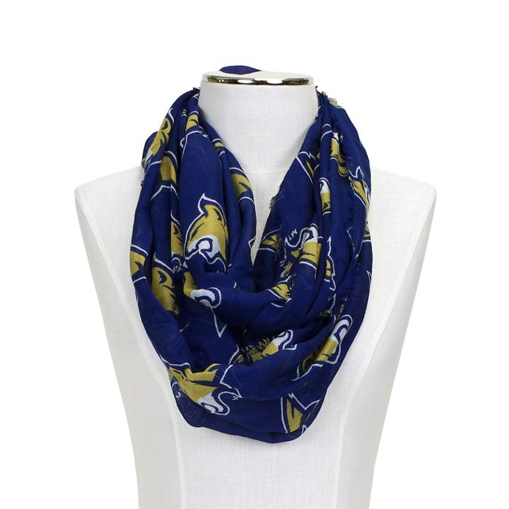 Women's Zoozatz Montana State Bobcats Logo Infinity Scarf, Multicolor