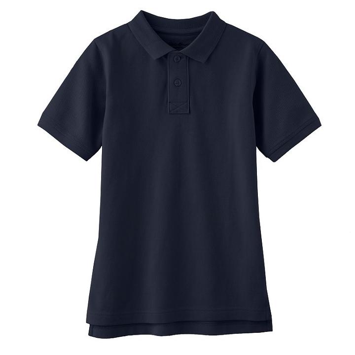 Boys 8-20 Eddie Bauer Solid Polo, Boy's, Size: 14-16, Blue (navy)