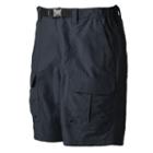 Men's Croft & Barrow&reg; Classic-fit Belted Performance Cargo Shorts, Size: 34, Blue