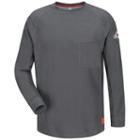 Men's Bulwark Fr Iq Series&trade; Comfort Knit Tee, Size: Medium, Grey