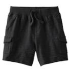 Boys 4-10 Jumping Beans&reg; Slubbed Cargo Shorts, Boy's, Size: 7, Black