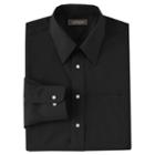 Men's Croft & Barrow&reg; Classic-fit Easy Care Point-collar Dress Shirt, Size: 15.5-32/33, Black