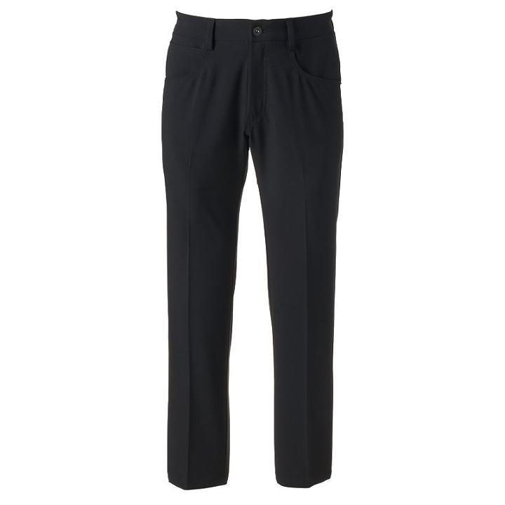 Men's Lee Straight-fit 5-pocket Stretch Pants, Size: 40x34, Black