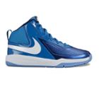 Nike Team Hustle D7 Grade School Kids' Basketball Shoes, Boy's, Size: 7, Dark Blue