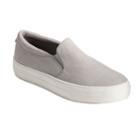 Candie's&reg; Women's Slip-on Platform Sneakers, Girl's, Size: 9, Med Grey