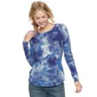 Women's Sonoma Goods For Life&trade; Essential Crewneck Tee, Size: Large, Light Blue