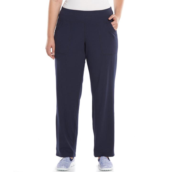 Plus Size Tek Gear&reg; Wide-leg Lounge Pants, Women's, Size: 3xl, Blue