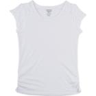 Girls 4-6x French Toast Lace Shoulder Tee, Size: 6, White