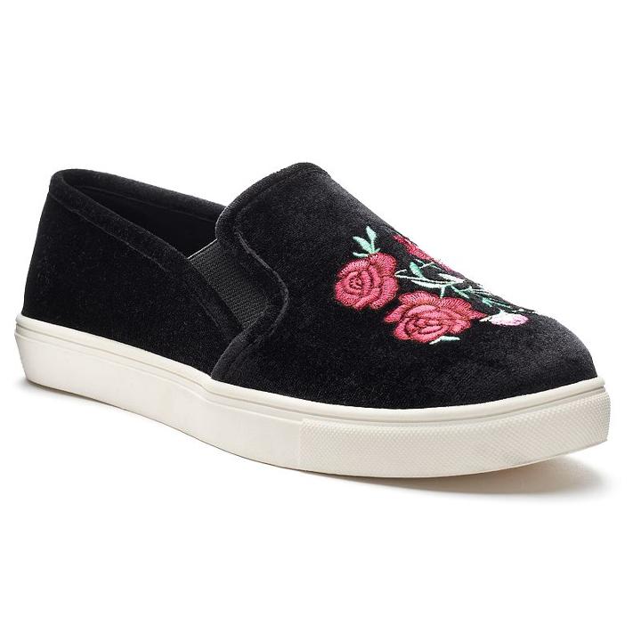 So&reg; Funday Women's Sneakers, Teens, Size: Medium (10), Black